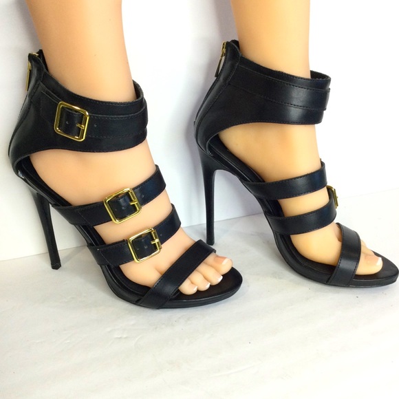 Steve Madden Strap Buckle Heels - Picture 6 of 6